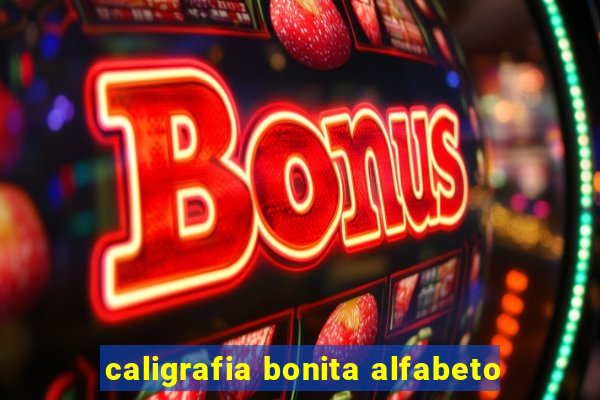 caligrafia bonita alfabeto